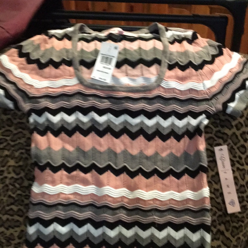Multi Color Maxi Dress Shortsleeved